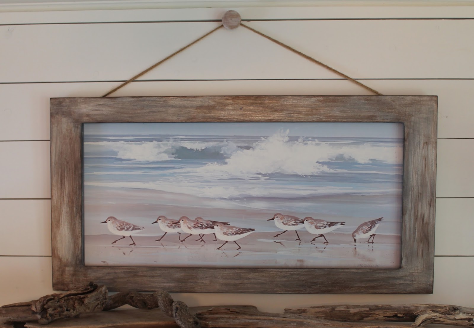 How to Get the driftwood look for your frame Love My Simple Home