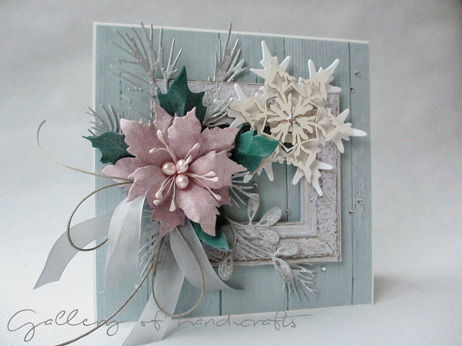 Pin by Monia Art on mxismas Christmas flower cards, Christmas cards