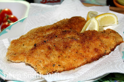 Catfish fillets, breaded with seasoned flour and panko bread crumbs and pan fried - fast and easy and the perfect fish for sandwiches or tacos.