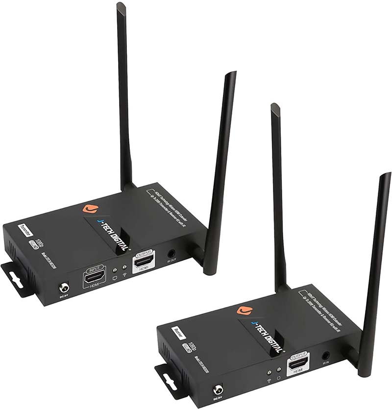 How to set up Wireless HDMI Extender for CCTV system —