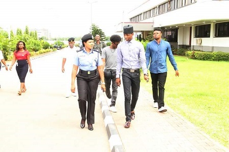 Wow! Korede Bello Joins IGP Arase to Unveil the Bust of the First Indigenous Inspector-General of Police (Photos)