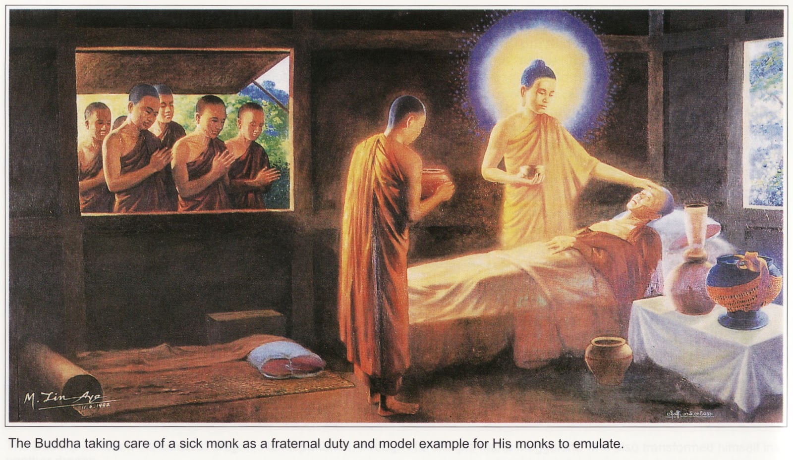 После смерти в буддизме. Смерть Будды Шакьямуни. Махапаринирвана Будды. Смерть Будды картина. Буддизм страдание.