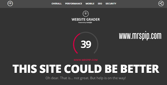 Semak Grade SEO blog anda dengan Website Grader