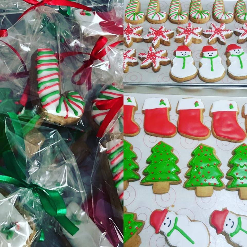 Izah's Kitchen Christmas Cookies and cupcakes 2016, Halal Christmas
