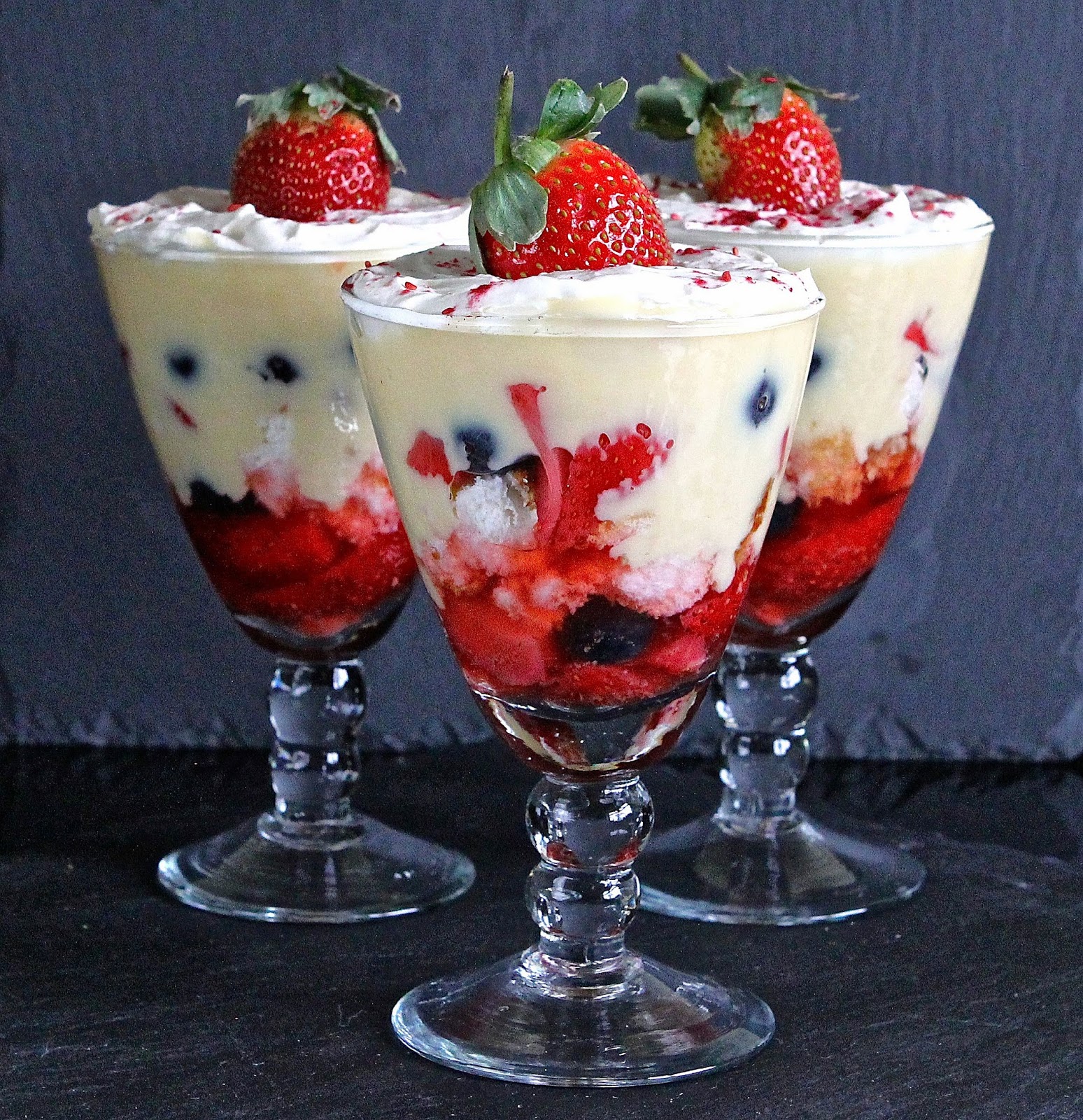 Gluten Free Alchemist 'Angelic' Strawberry & Cointreau Trifle (gluten