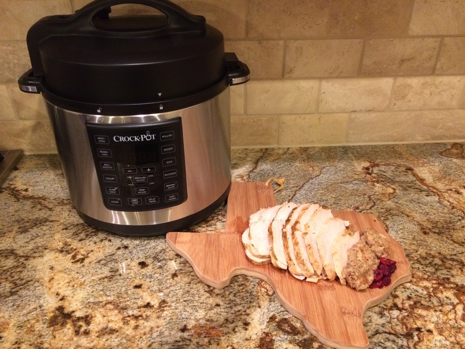 Recipe Turkey Breast and Stuffing in a CrockPot Express Crock Multi