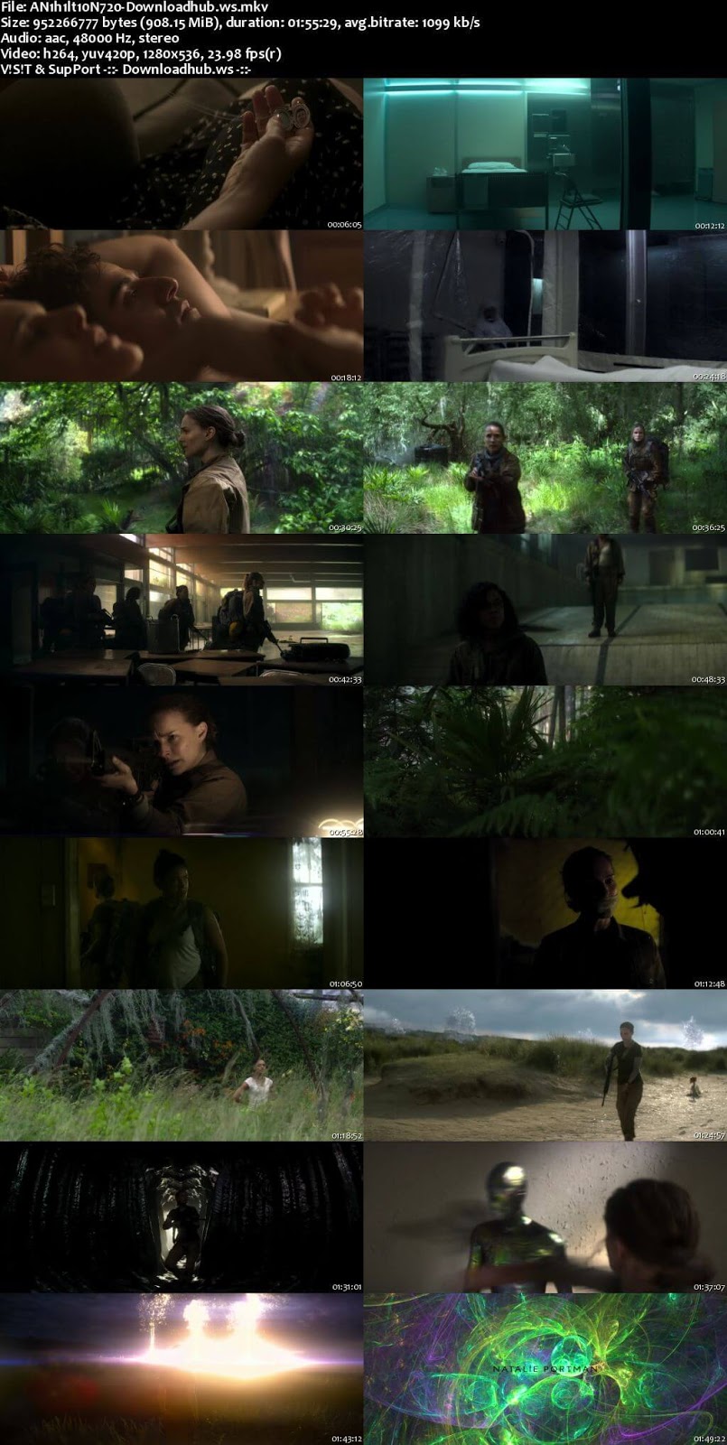 Annihilation 2018 English 720p WEBRip 900MB MSubs