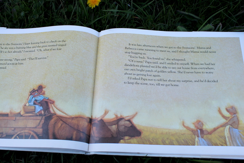 Books and Umbrellas Dandelions by Eve Bunting & illustrated by Greg Shed