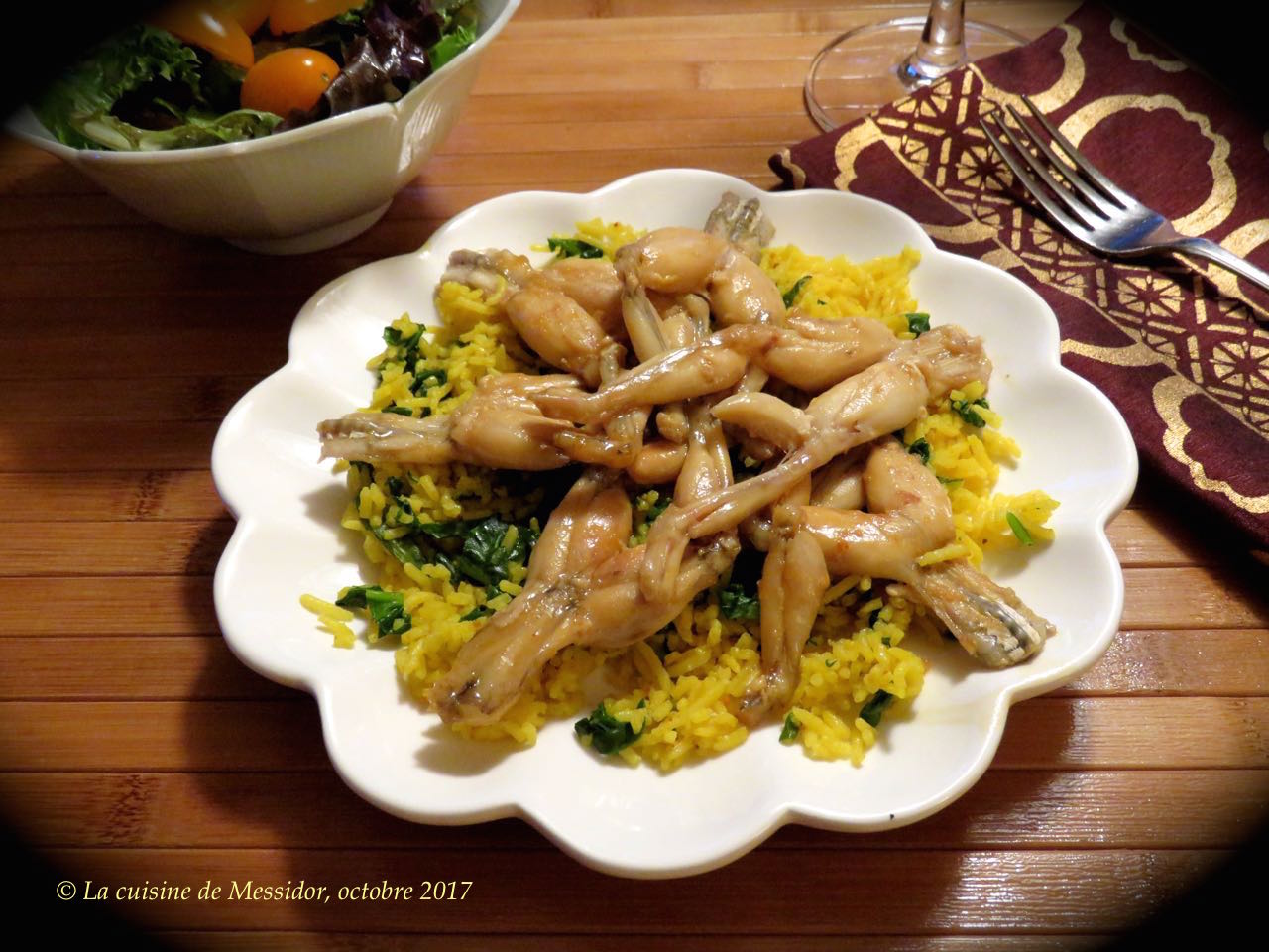 La cuisine de Messidor Cuisses de grenouille laquées à l’asiatique