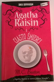okładka książki Agatha Raisin i ciasto śmierci