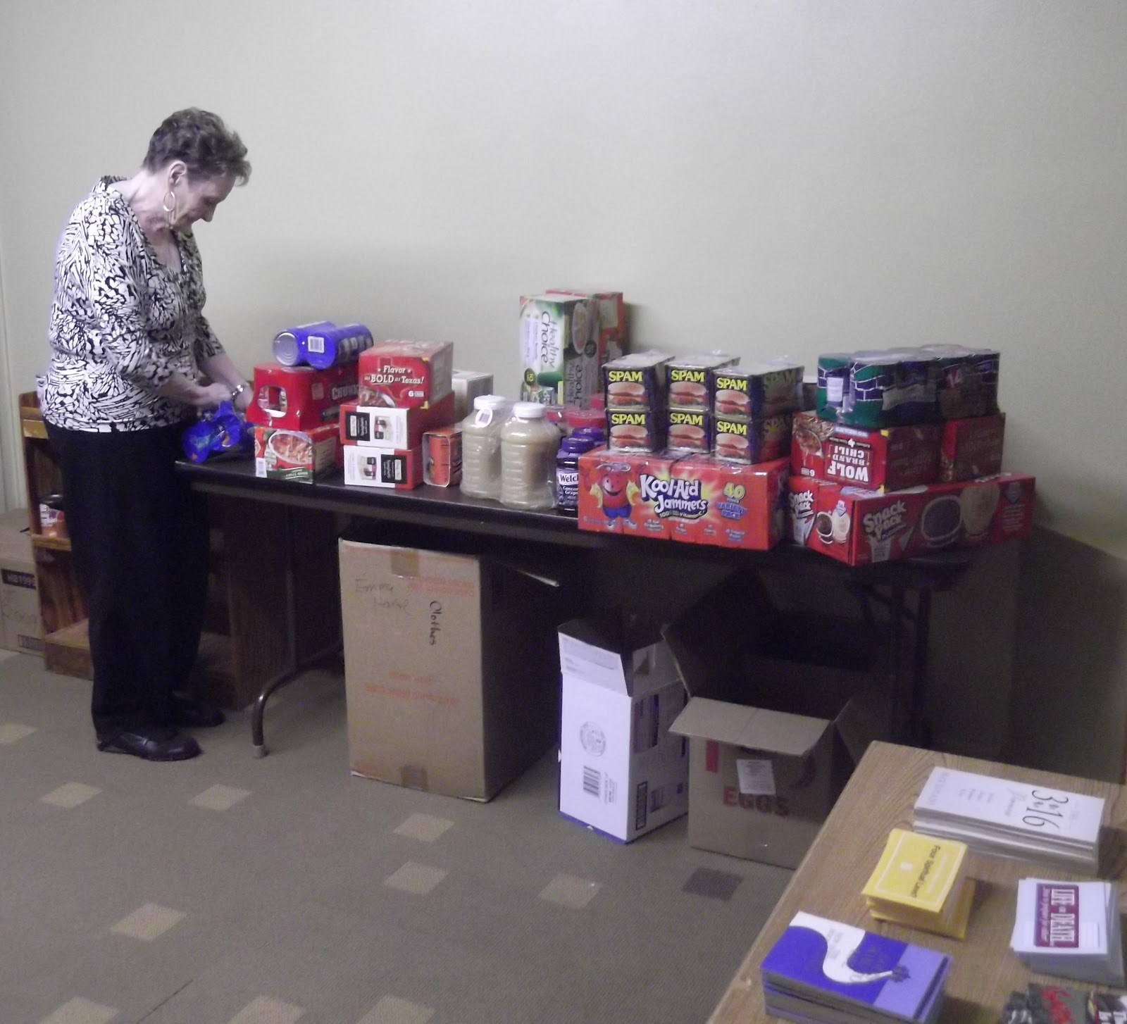 First United Methodist Church McCamey, TX Community Food Pantry Delivery