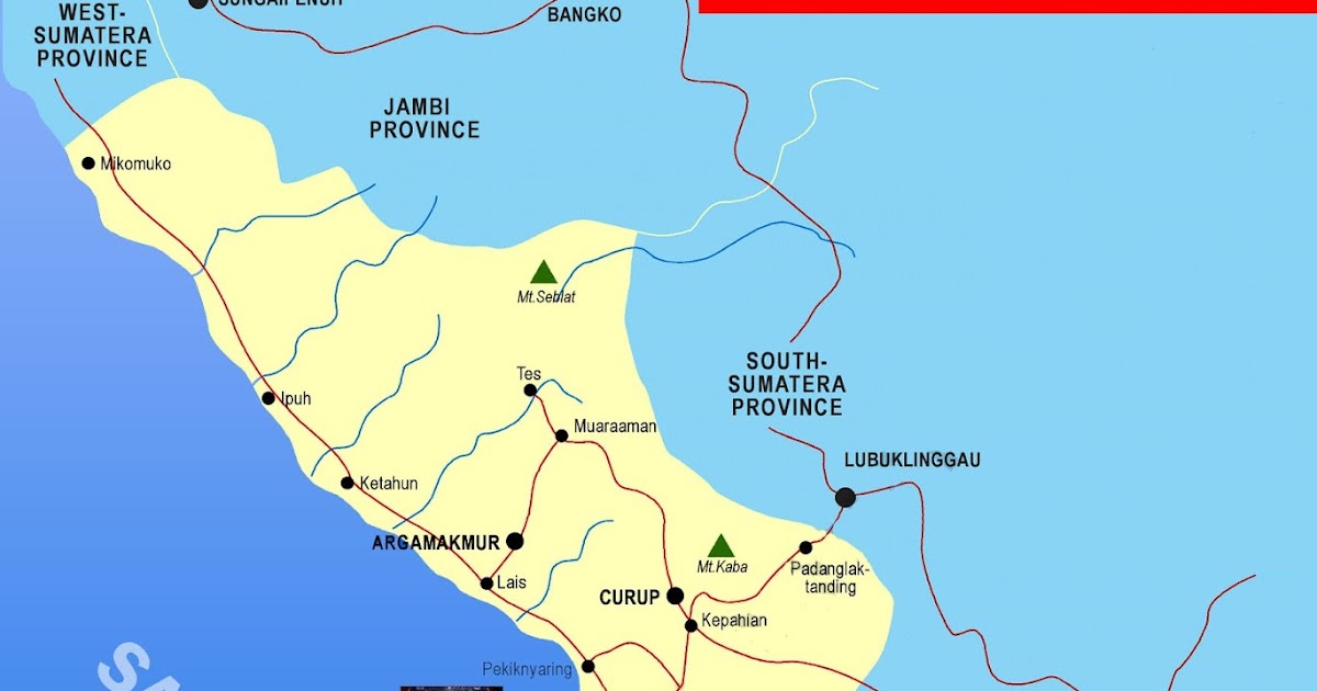 Image result for peta bengkulu