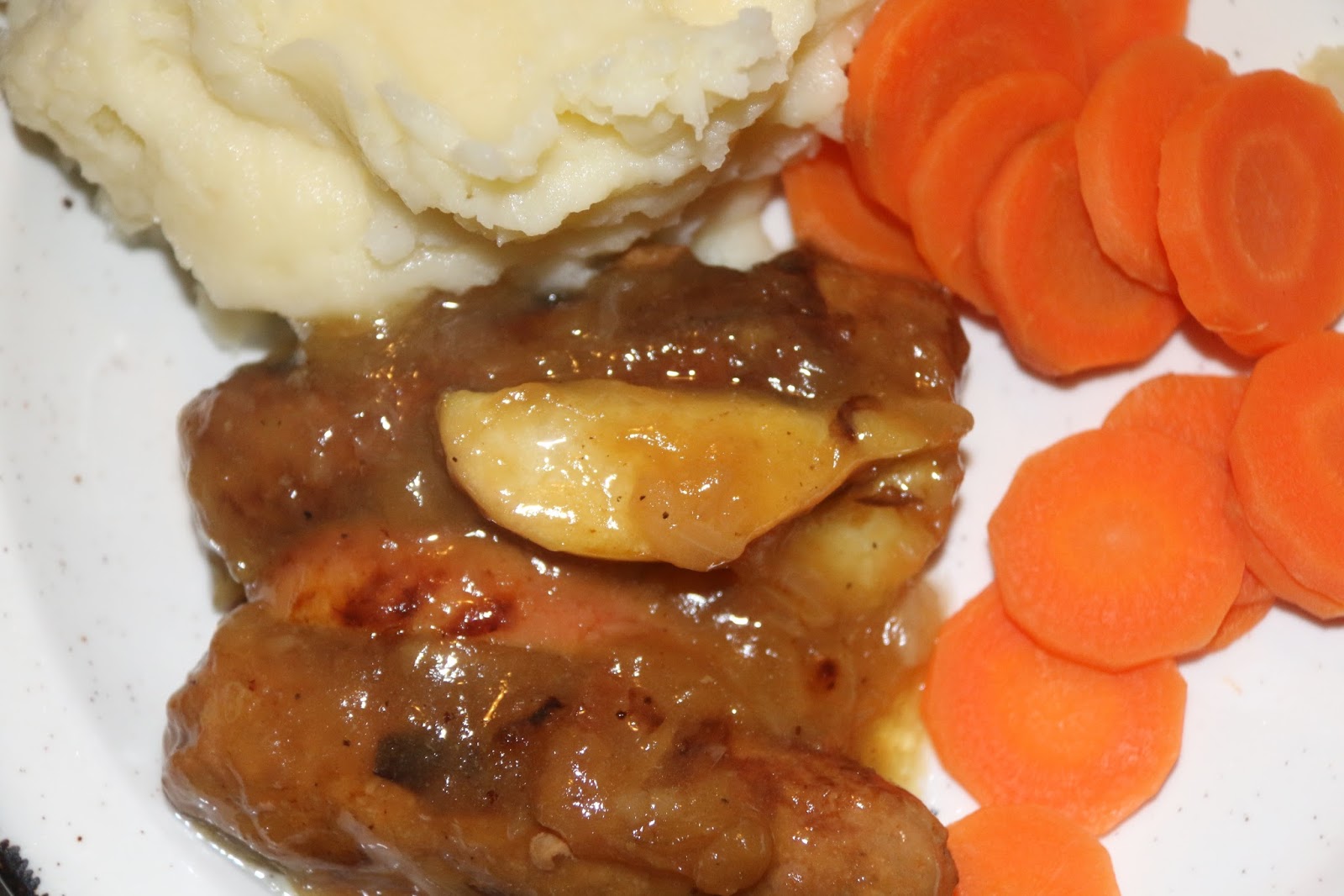 JibberJabberUK Slow cooker sausage and cider casserole