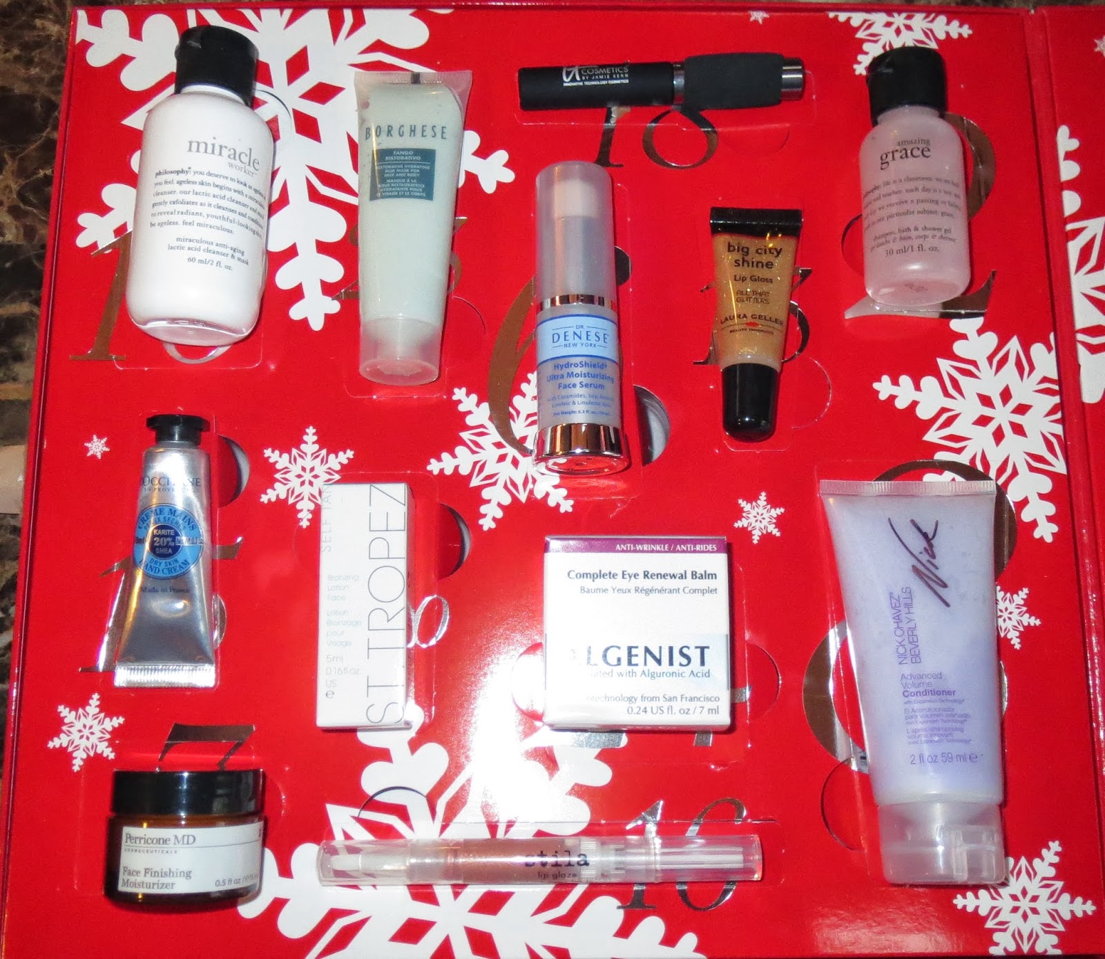 QVC Beauty Christmas Advent Calendar - Blue Skies for Me Please