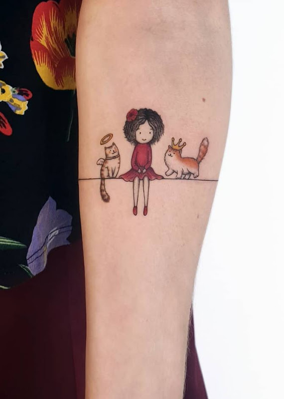 Mini tatuagens femininas super fofinhas Mini tatuagens femininas super fofinhas