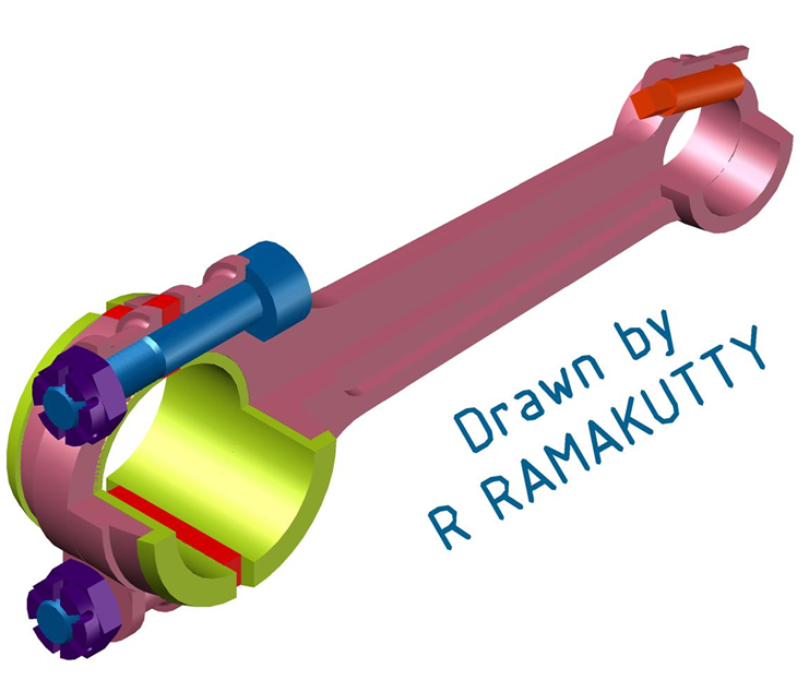 Machine Drawing: Connecting Rod