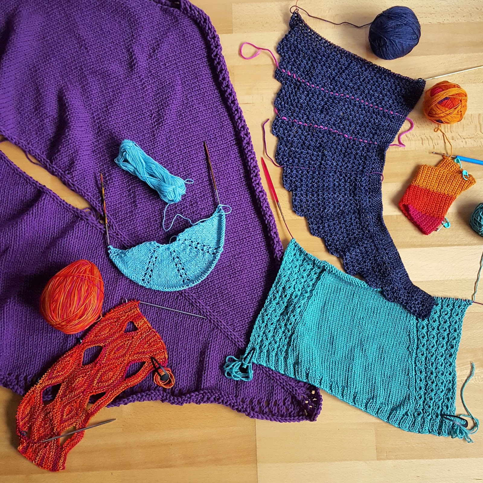 Knitting and so on Unfinished Business