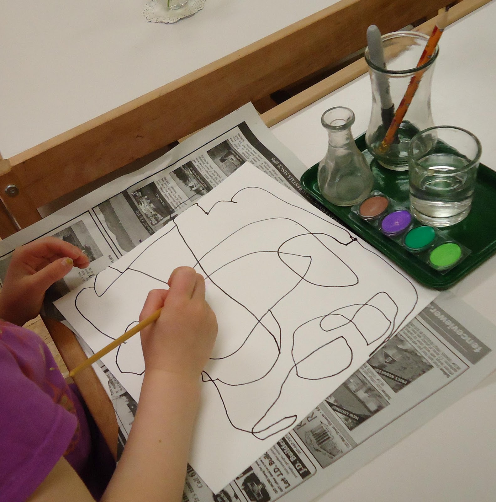 Halloween Doodle Art Challenge Pink Stripey Socks