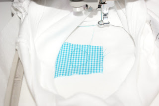A Stitching We Will Go: How To Applique A Onesie