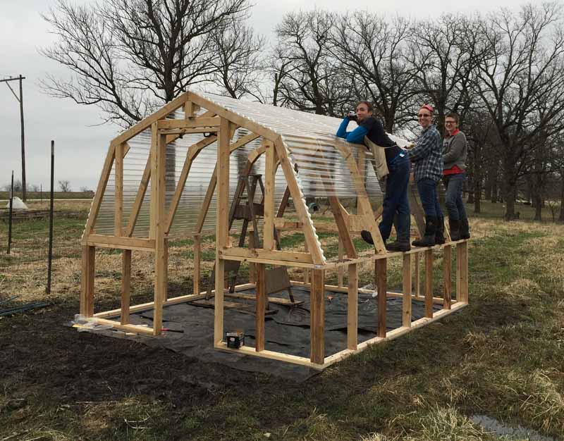 Antiquity Oaks Our new greenhouse!
