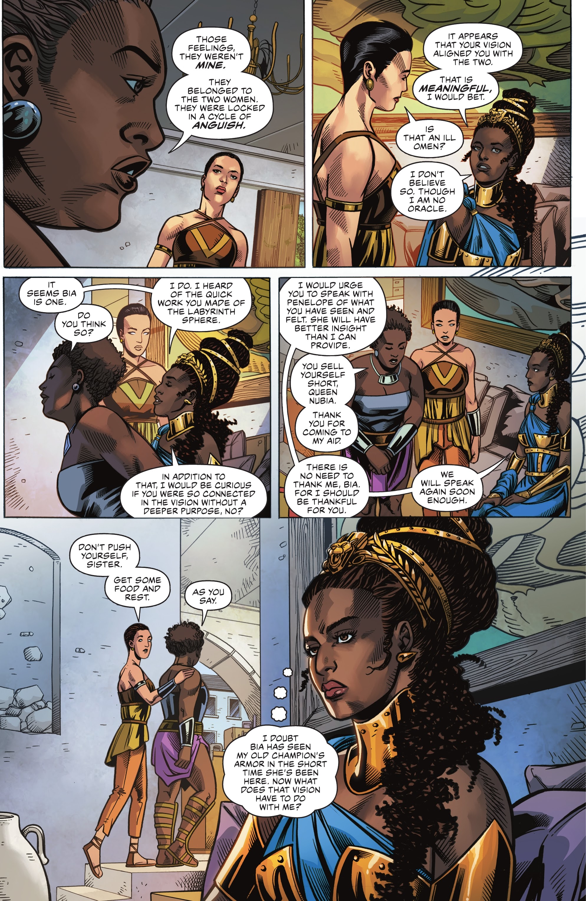 Read online Nubia & the Amazons comic -  Issue #3 - 15