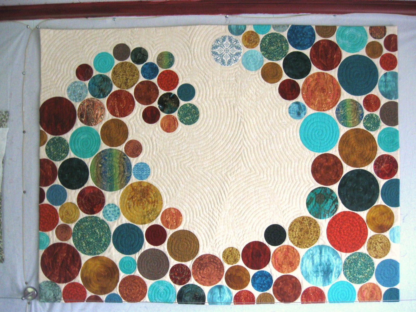 Quilting After Dark Finished mold quilt