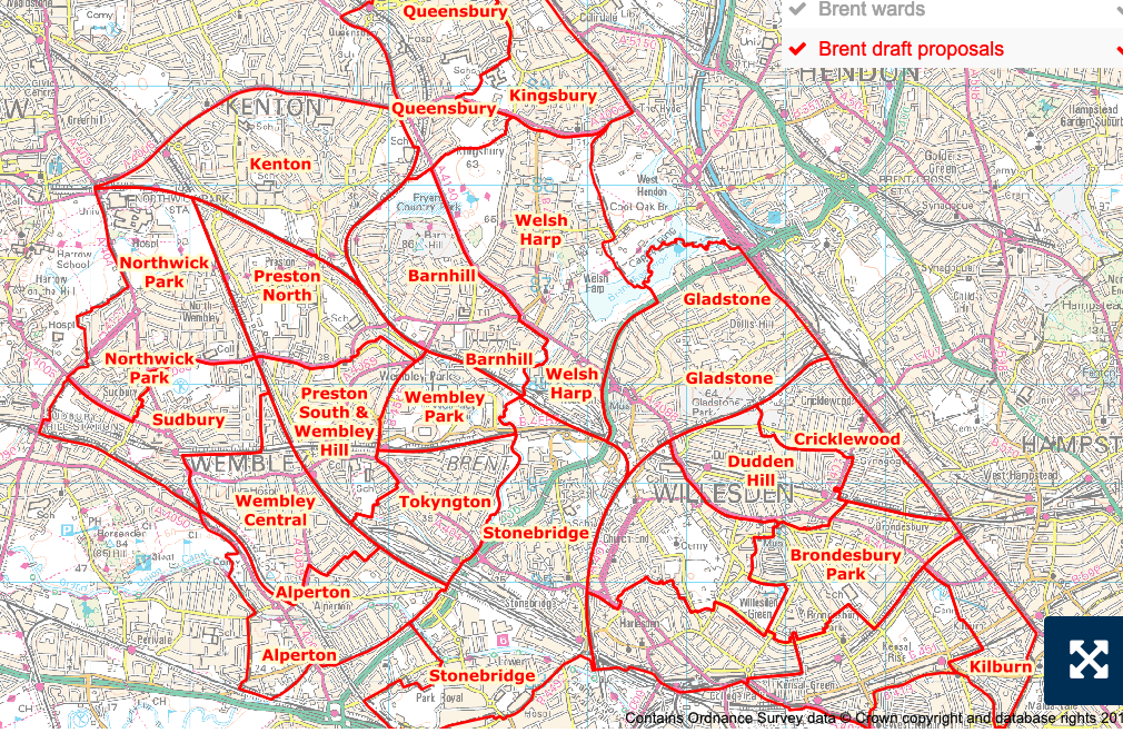 WEMBLEY MATTERS Boundary changes mean a fond farewell to Mapesbury and Dollis Hill