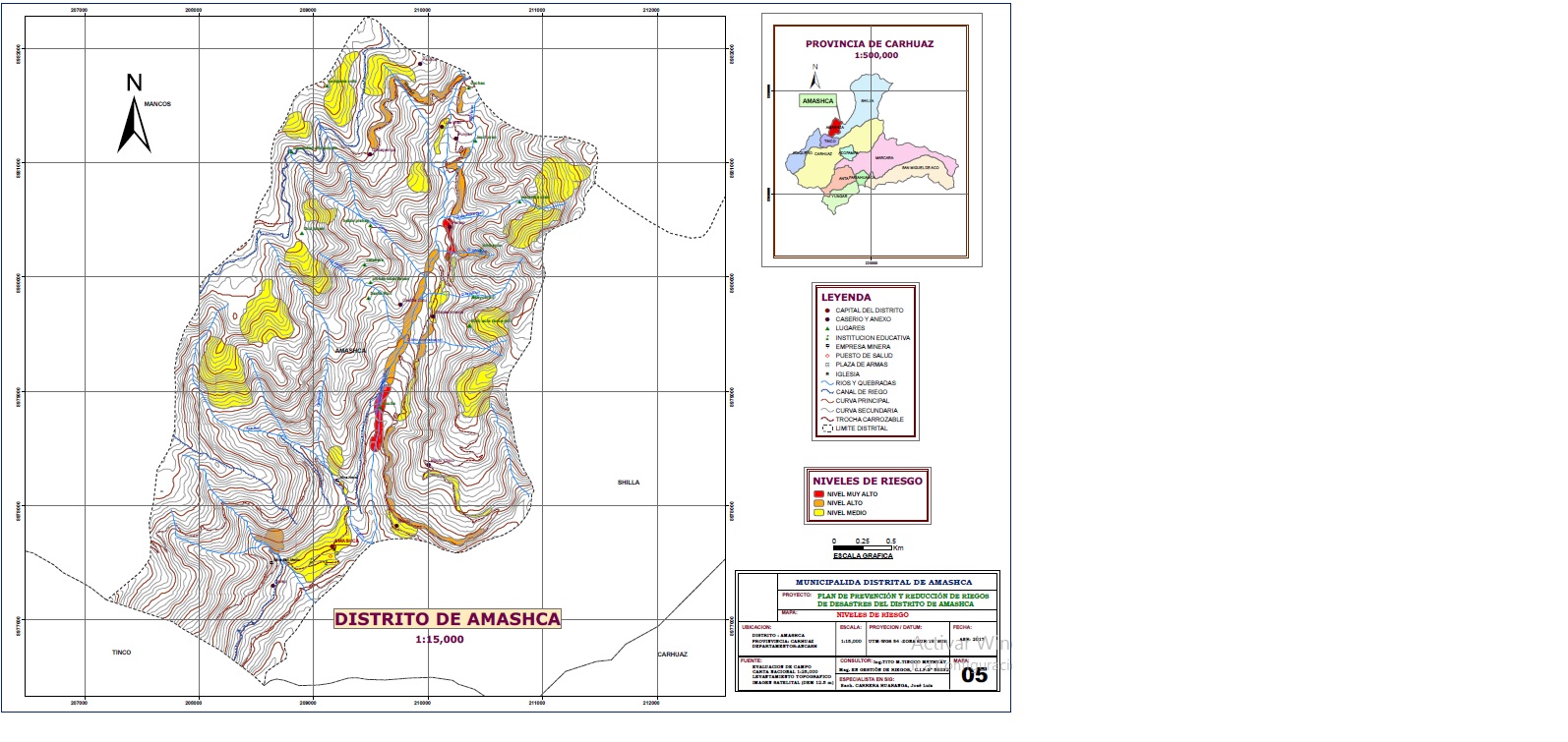PLAN DE PREVENCION Y REDUCCION DEL RIESGO DE DESASTRES DEL DISTRITO DE