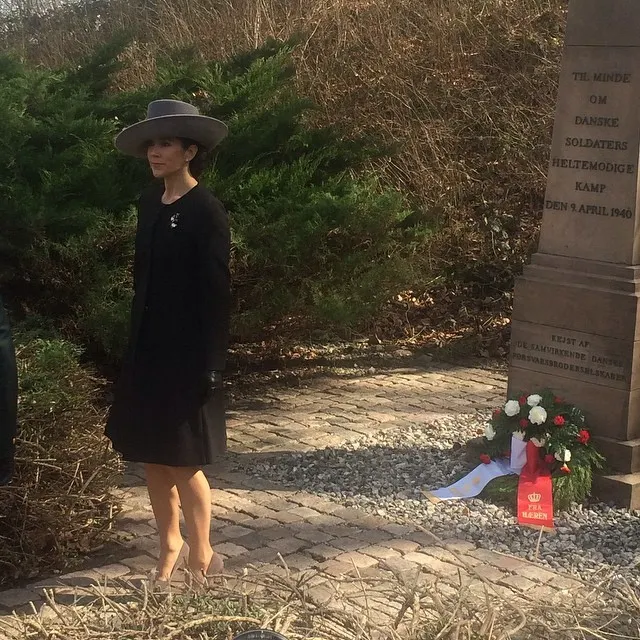 Princess Mary at the 75th anniversary of the Nazi occupation