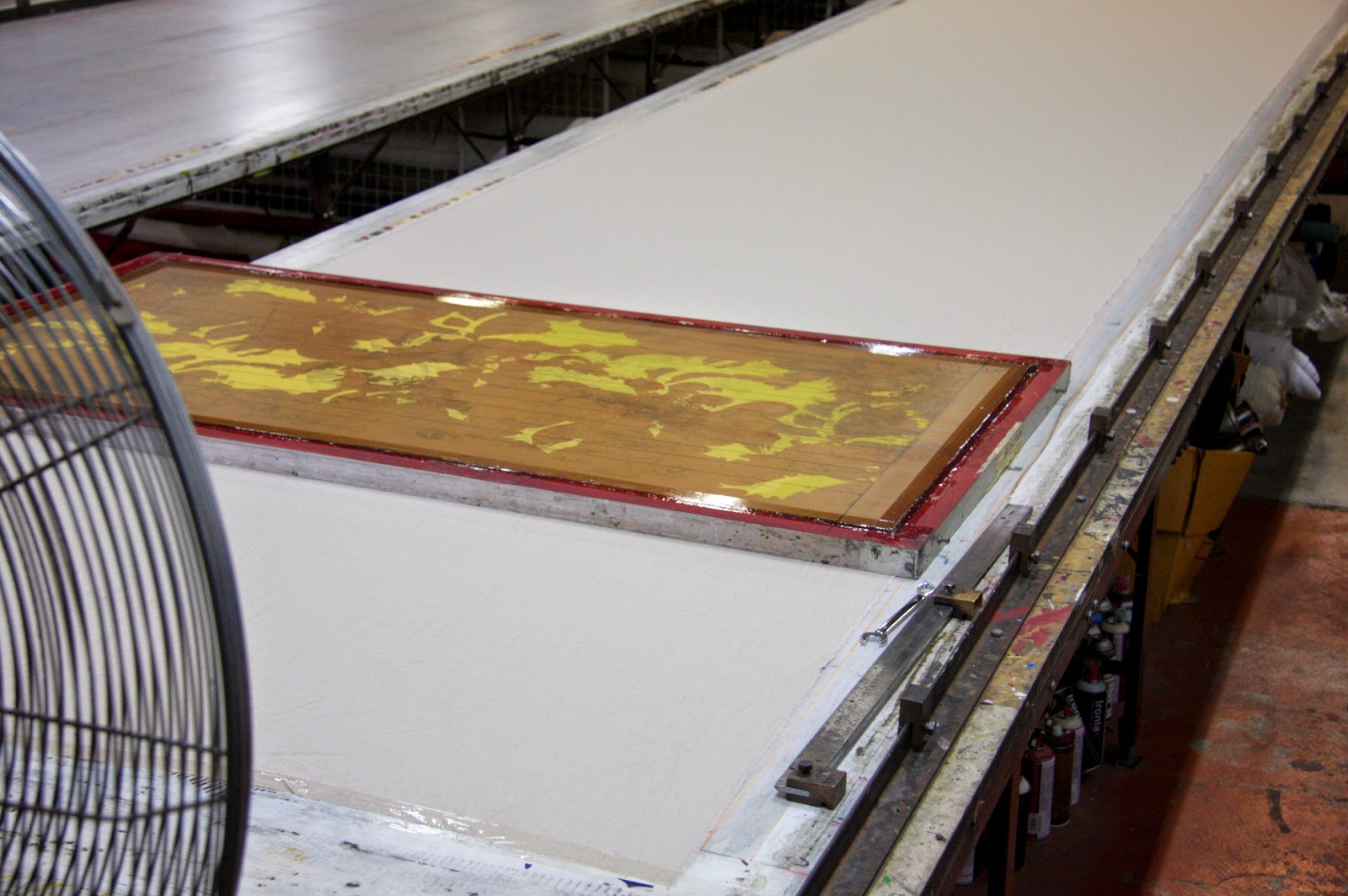 Tales From A Printroom Hand Screen Printing Tables