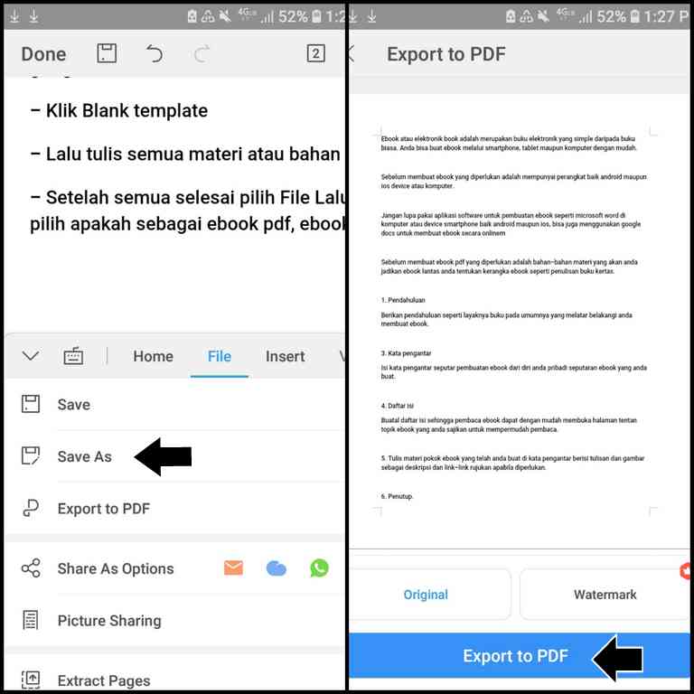 Cara membuat Ebook Yang Mudah Dan Gratis Seperti Profesional