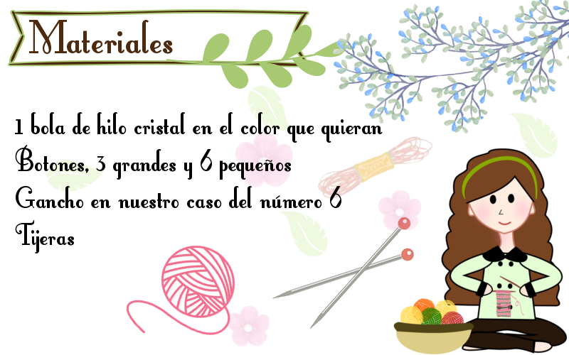 Pulsera tejida a ganchillo