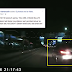 (Video) 'Dia Himpit Kereta Saya Sehingga Hampir Terlanggar Penghadang Jalan'