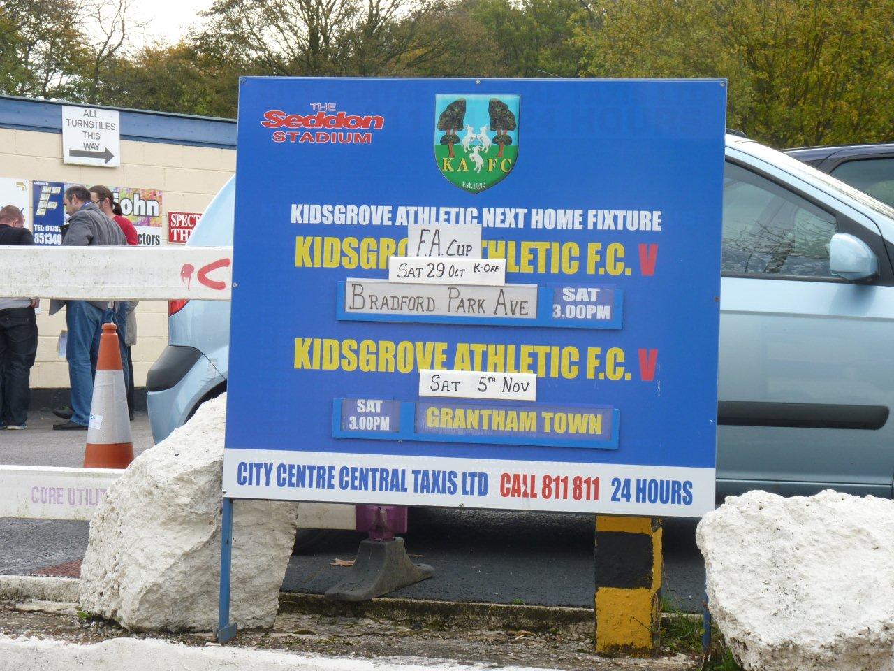 The Groundhopper Kidsgrove Athletic 0 Bradford Park Avenue 2