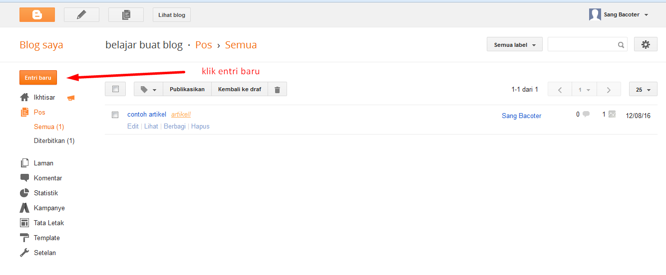 Cara Menambah Gambar Di Artikel Blog - cara buat blog