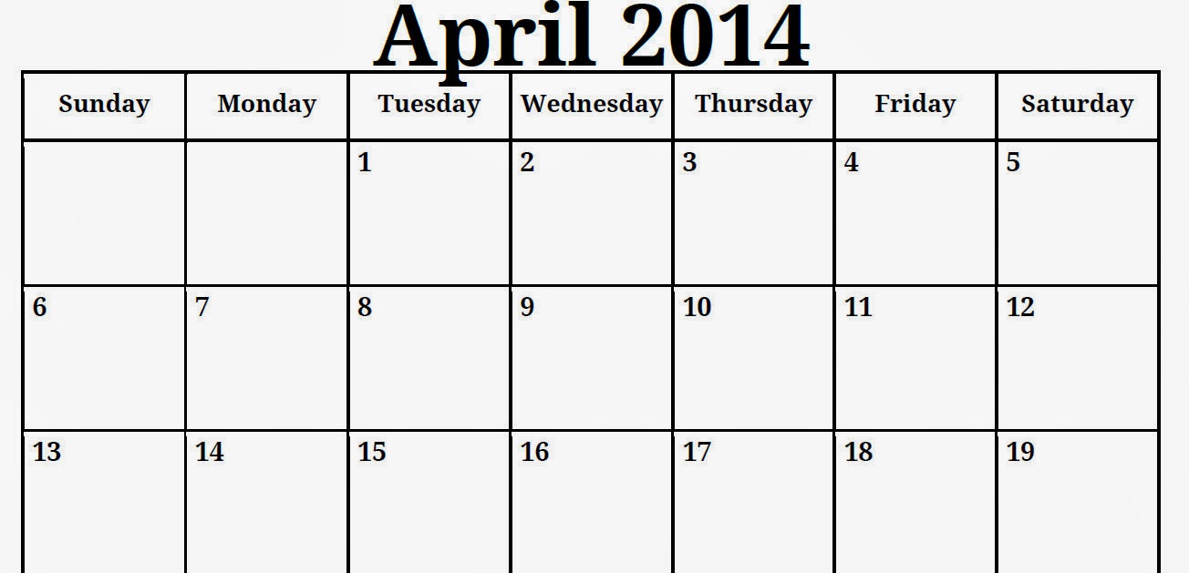 All Blank Calendar 2013 2014 Calendars 2018 Kalendar