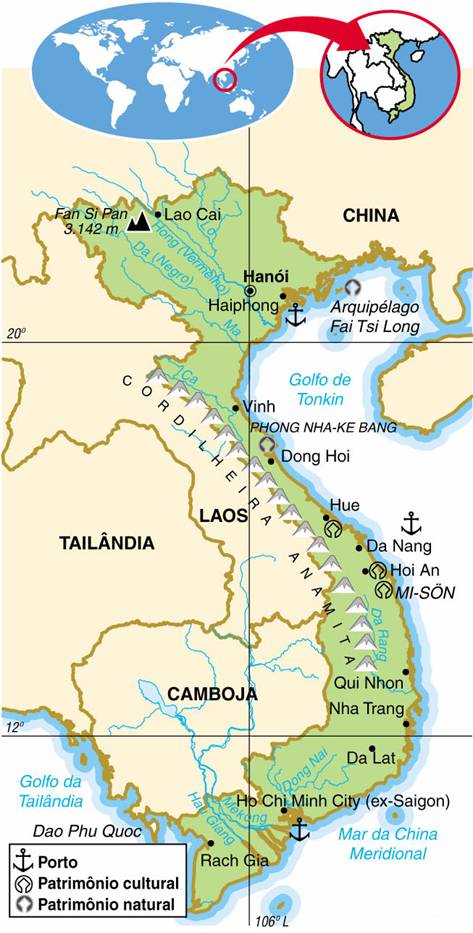 Vietnã, Geografia e História do Vietnã