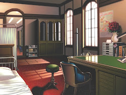 anime landscape indoor background scenery