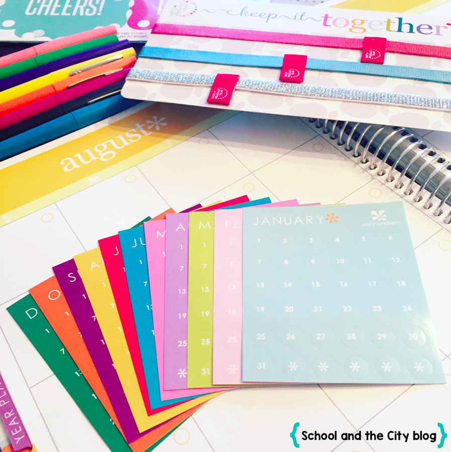 8 Reasons Why I Love My Erin Condren Teacher Planner School and the City
