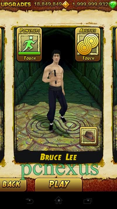 bruce lee in temple run 2