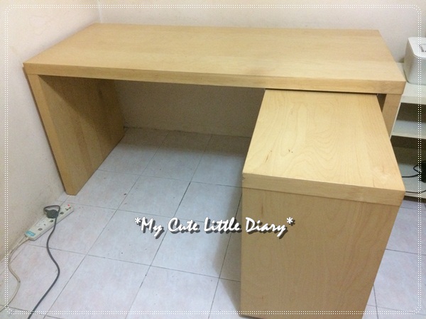 My Cute Little Diary Ikea Computer Table For Sale
