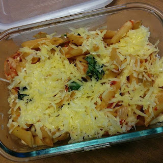 Top Ender's Pasta Bake from Food Tech. It was Yummy.