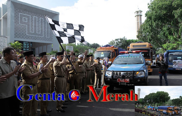 Perdana.... Pemkab Lamsel Kucurkan Raskin Gratis Untuk 79.894