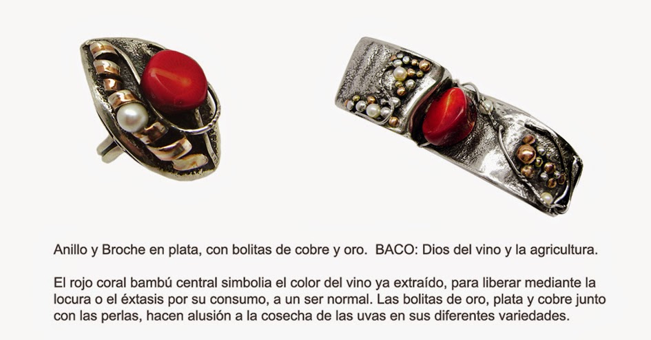 ANILLO Y BROCHE, DIOS BACO