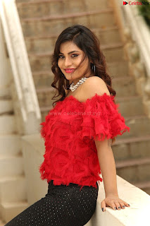 Priya Augustin in Red Top cute beauty hq .xyz Exclusive Pics 015