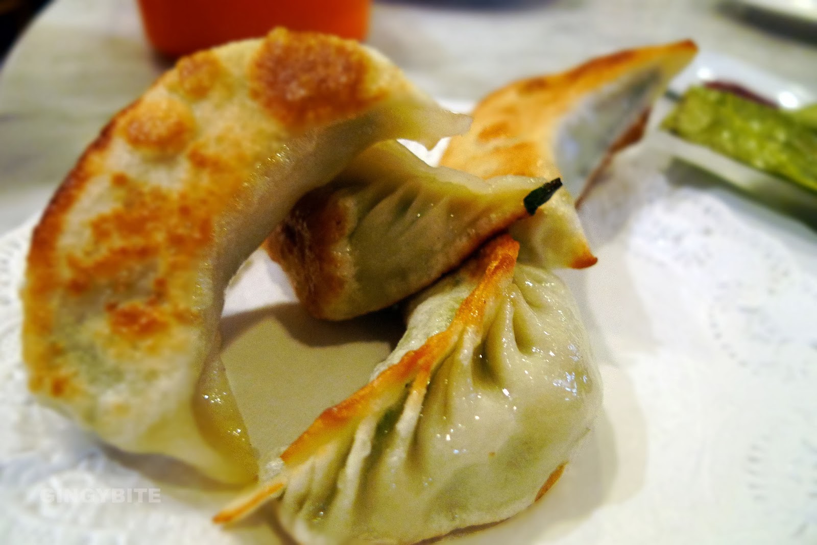 pan-fried chives and meat dumpling