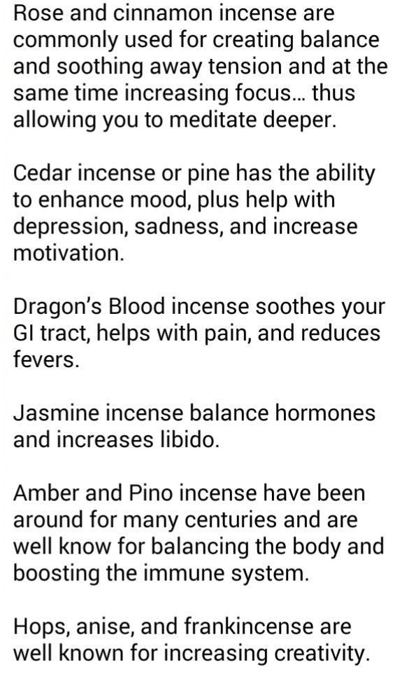 compass Health benefits of incense