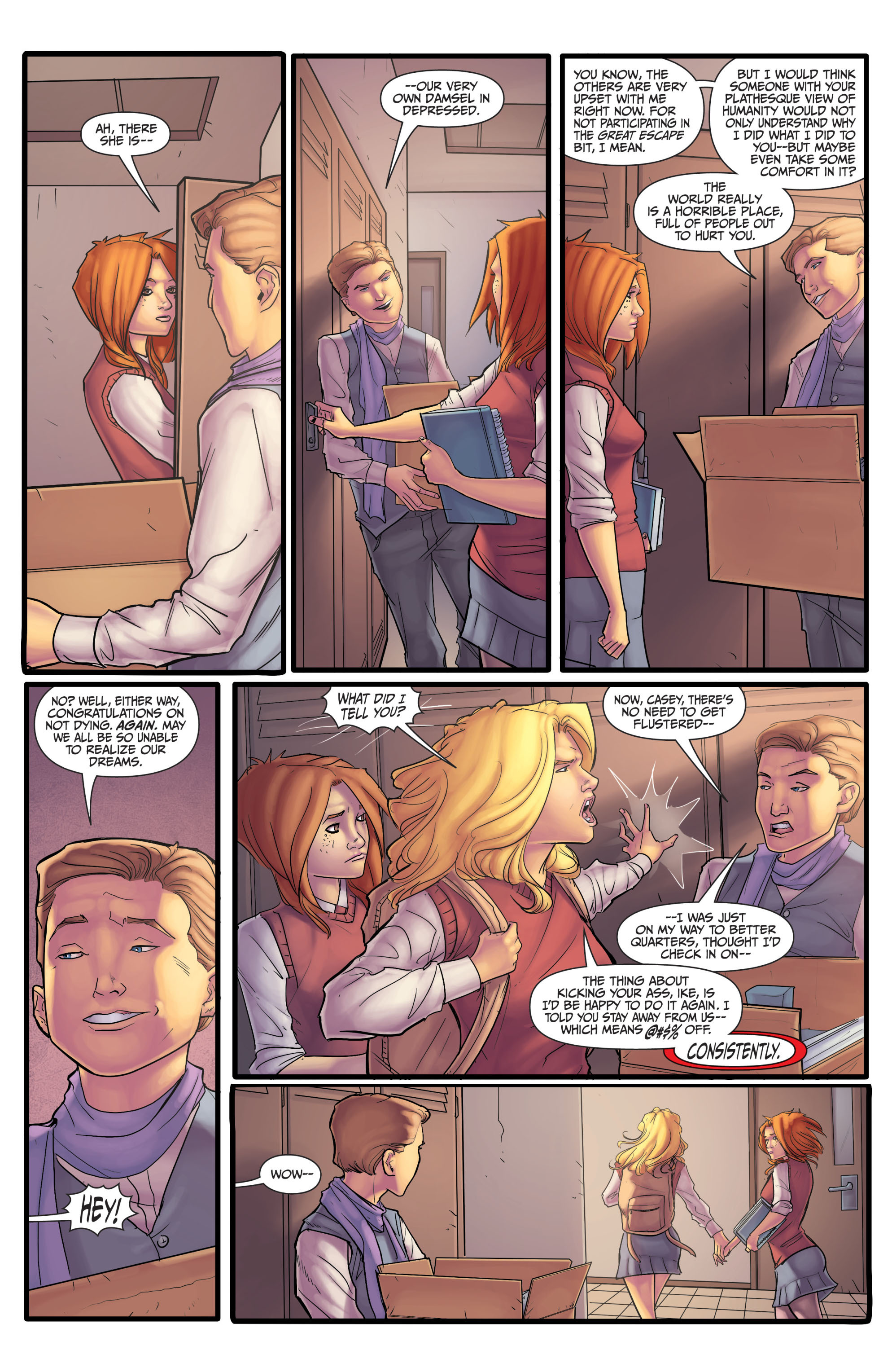 Read online Morning Glories comic -  Issue # _TPB 2 - 142