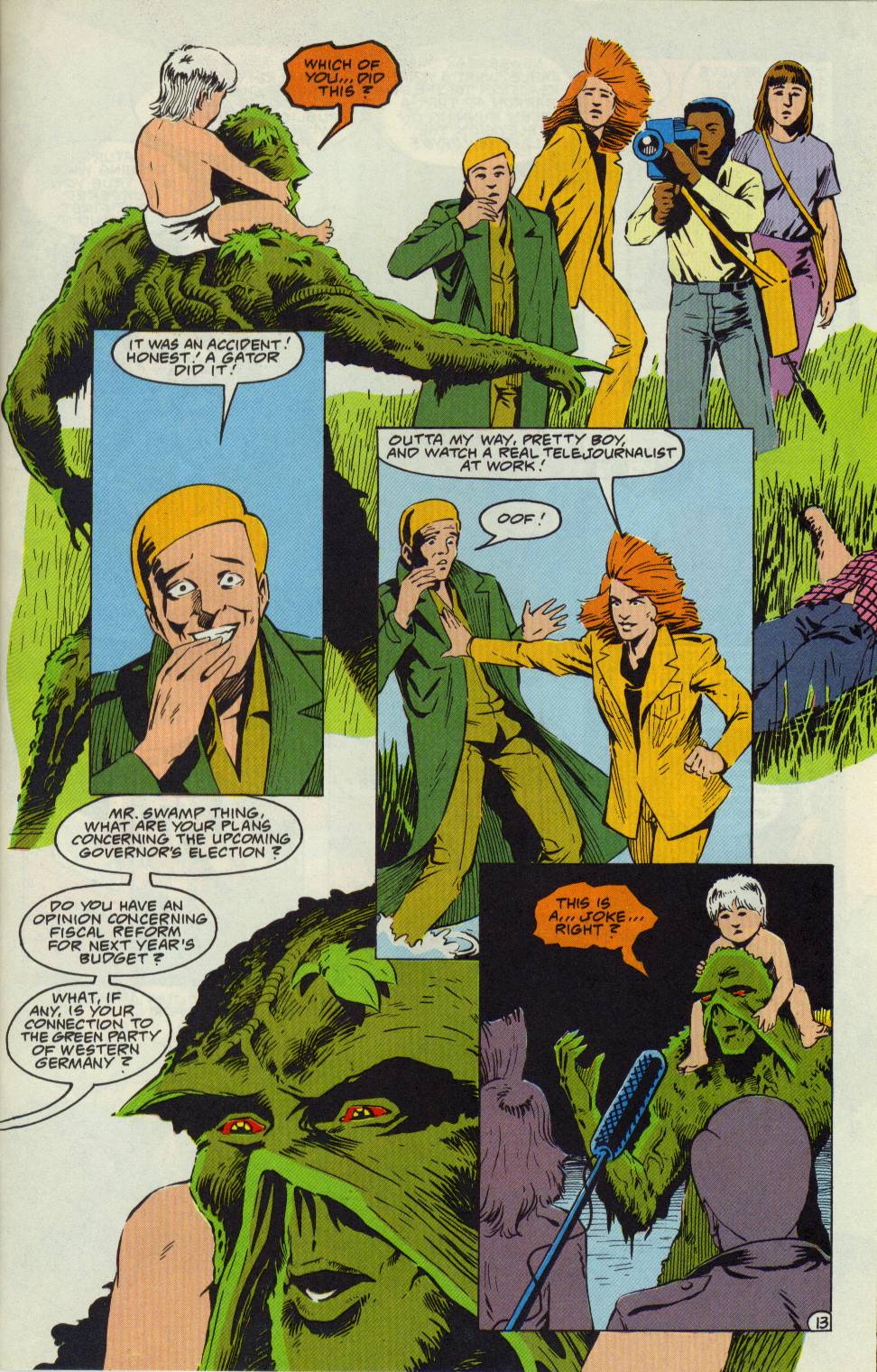 Read online Swamp Thing (1982) comic -  Issue #113 - 14