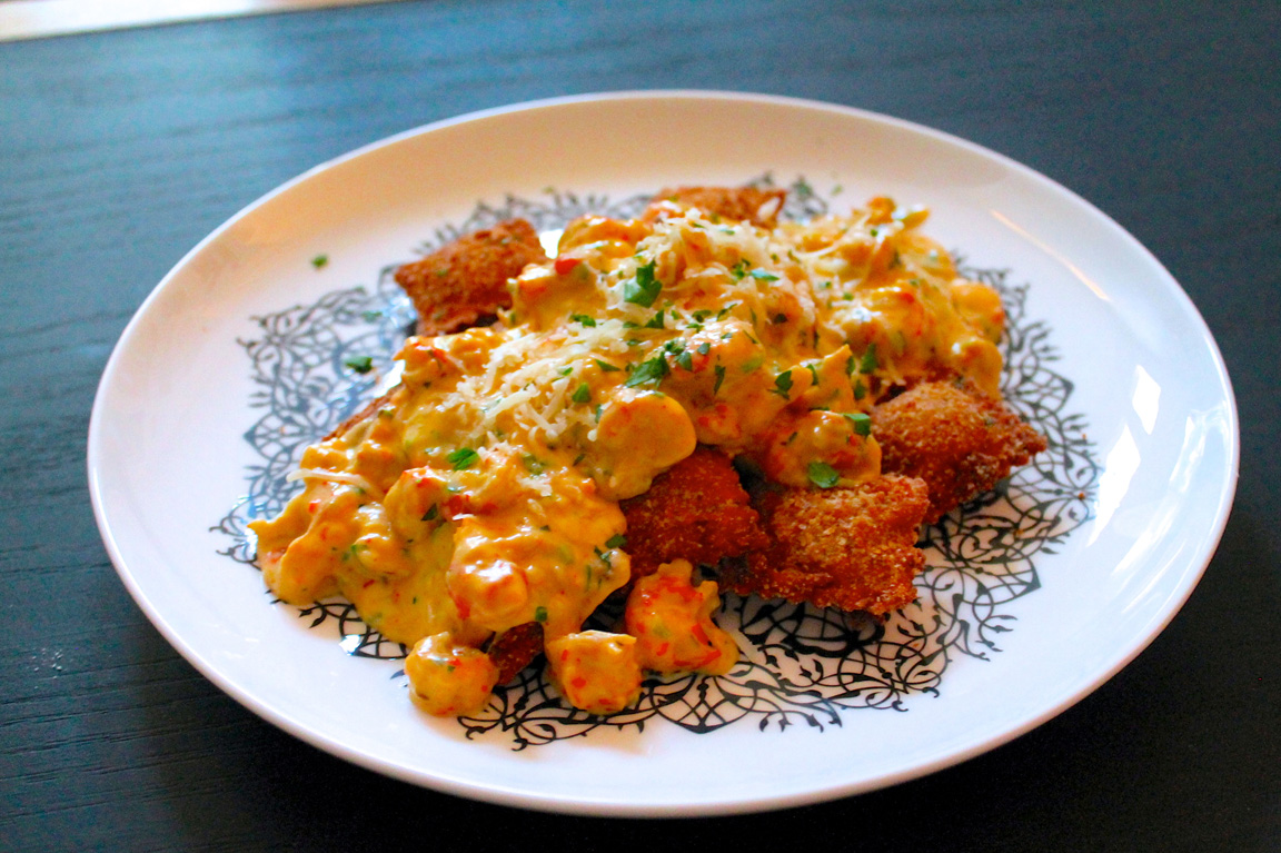 Pisces Parade crawfish ravioli